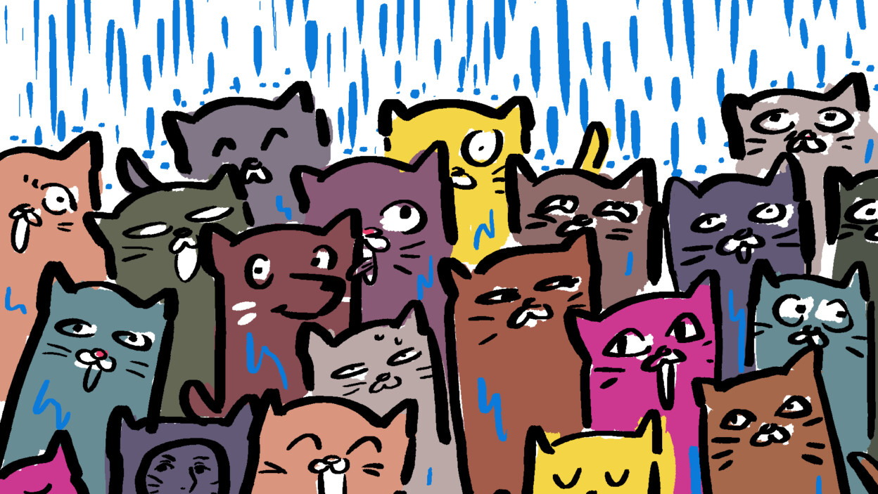 Derita Kucing Jalanan Saat Hujan yang Nggak Manusia Rasakan Mojok.co