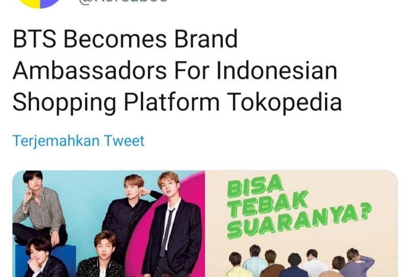 BTS Jadi Brand Ambassador: Strategi Cerdik Tokopedia dalam Menggaet ...