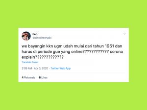 3 Hal yang Langsung Hilang pas KKN UGM Diubah Jadi Kuliah Kerja Maya
