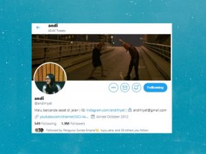 Andihiyat Adalah Basnya Lini Masa Twitter Indonesia