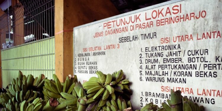 Denah Pedagang Pasar Beringharjo: Lantai 1 Gedung Timur terminal mojok.co