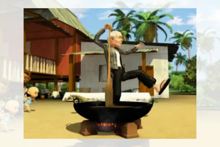 Mengenal Tok Dul, Karakter Paling Sial di Kampung Durian Runtuh Upin Ipin