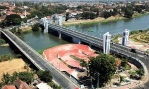 Jembatan Brawijaya Kediri Terlihat Murahan untuk Proyek Bernilai Rp3,3 Miliar