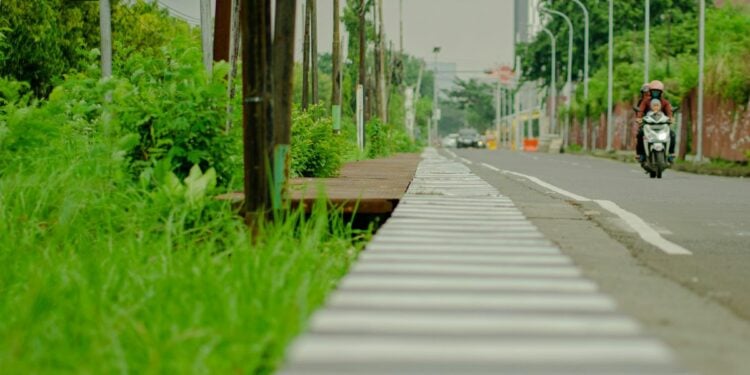 Rindangnya Pepohonan Kawasan SIER Surabaya Memang Memanjakan Mata, tapi Bikin Hidung Tersiksa