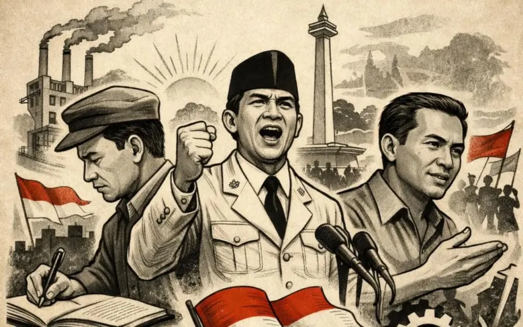 Tiga Jalan Menuju Revolusi: Tan Malaka, Soekarno, dan D.N. Aidit
