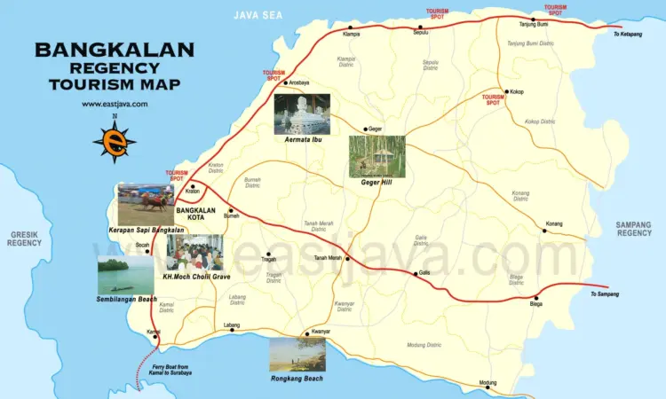 Bangkalan dan Sampang Memang Bertetangga, tapi Warga Bangkalan Jauh Lebih Sejahtera dan Bahagia Mojok