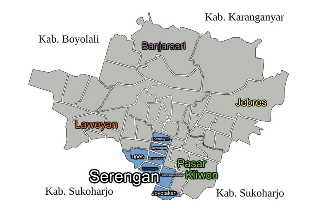 Serengan, kecamatan paling mungil di Kota Solo yang potensial yang kerap terlewatkan Terminal