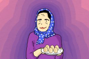 Dua Butir Telur Ayam Kampung Rebus