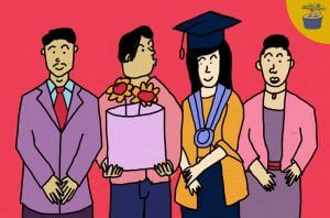 BUNGA WISUDA gelar akademik MOJOK.CO