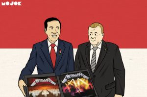 Ketika Jokowi Laporkan Piringan Hitam Metallica Pemberian PM Denmark ke KPK