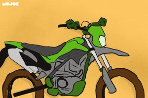 Kawasaki D-Tracker Cuma Motor Gaya-gayaan