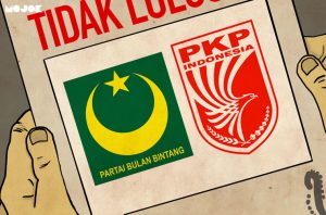 PBB dan PKPI Tidak Lolos Verifikasi Partai Politik