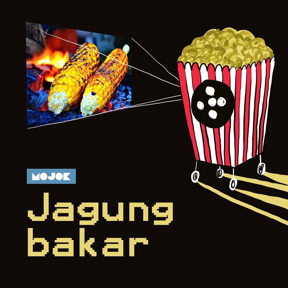 Makanan Indonesia dalam rupa jagung bakar? Hmm....