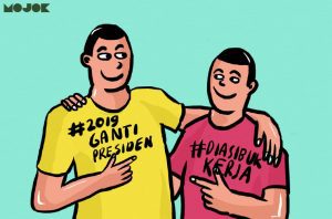 Merenungi Aksi Bullying Massa #2019GantiPresiden di Arena Car Free Day