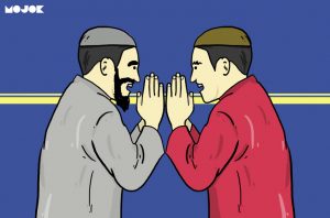 Jokower lan Prabower Apura-ingapura Ing Riyaya Idul Fitri