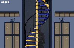 Kosan Seram Bertangga Spiral