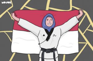Sejarah Tercipta, Berkat Defia Rosmaniar, Taekwondo Raih Medali Emas Asian Games 2018
