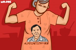 Selain Dukung Emak-Emak, Prabowo Sebut Indonesia Ikut Piala Dunia Tahun 2135