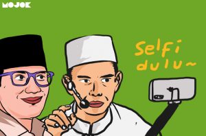 Kelakar Ustaz Abdul Somad dengan Sandiaga Uno Soal Cawapres yang Tertukar