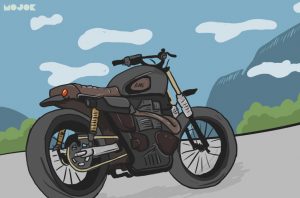 Ketika Kawasaki Versys 250 yang Jablay Dicustom Scrambler