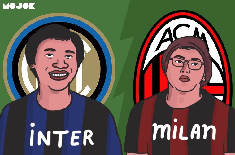 Inter vs Milan MOJOK.CO