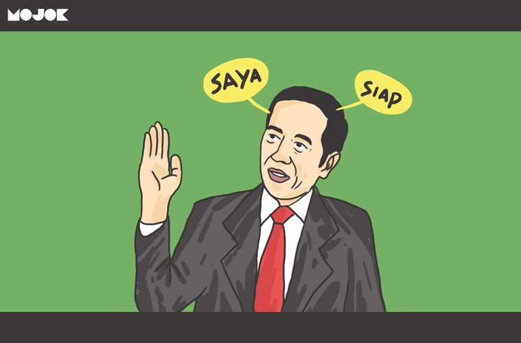 Jokowi tes baca Alquran MOJOK.CO