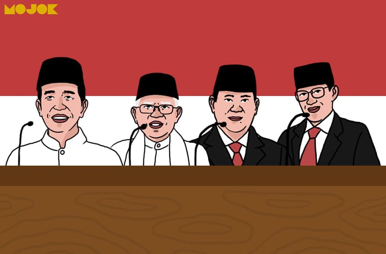Debat Jokowi Prabowo KILAS MOJOK.CO