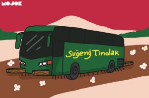 Bekal ke Akhirat, Sagita Ngamen di Bus Sugeng Tindak