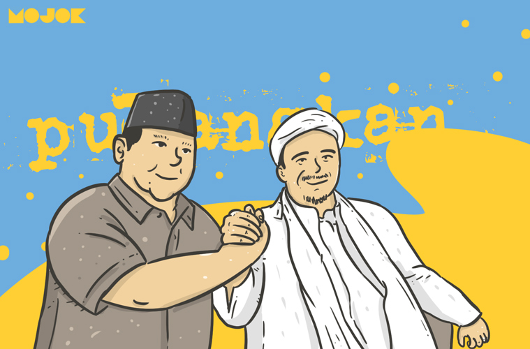 Prabowo Tegaskan Akan Jemput Habib Rizieq Pulang Jika Terpilih Menjadi Presiden