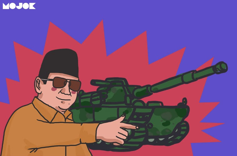 Ditanya Tentang Anggaran Pertahanan, Prabowo: “Pilih Gue Dulu Jadi Presiden” - Mojok.co