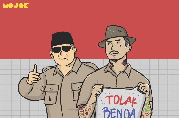 Kampanye Tolak Reklamasi Benoa ala Bli Jerinx yang Agak ke-Prabowo-Prabowo-an