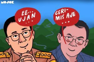 Beda Cara Anies dan Ahok Menangani Banjir Jakarta