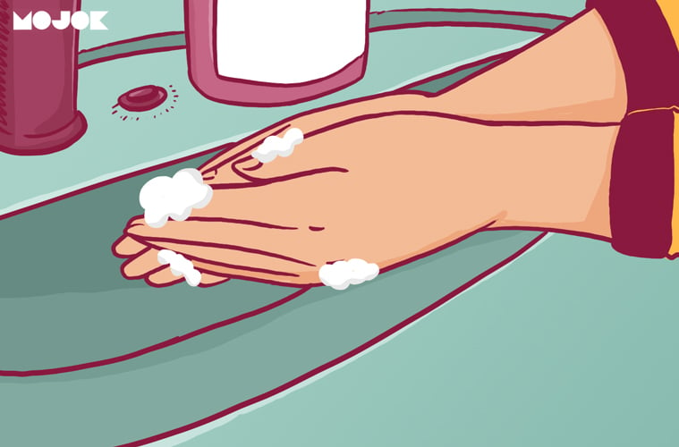 cuci tangan pakai sabun hand sanitizer virus corona efektif bunuh kuman norovirus diare alkohol efektif bunuh corona hand sanitizer tidak membunuh corona cuci tangan 20 detik mojok.co