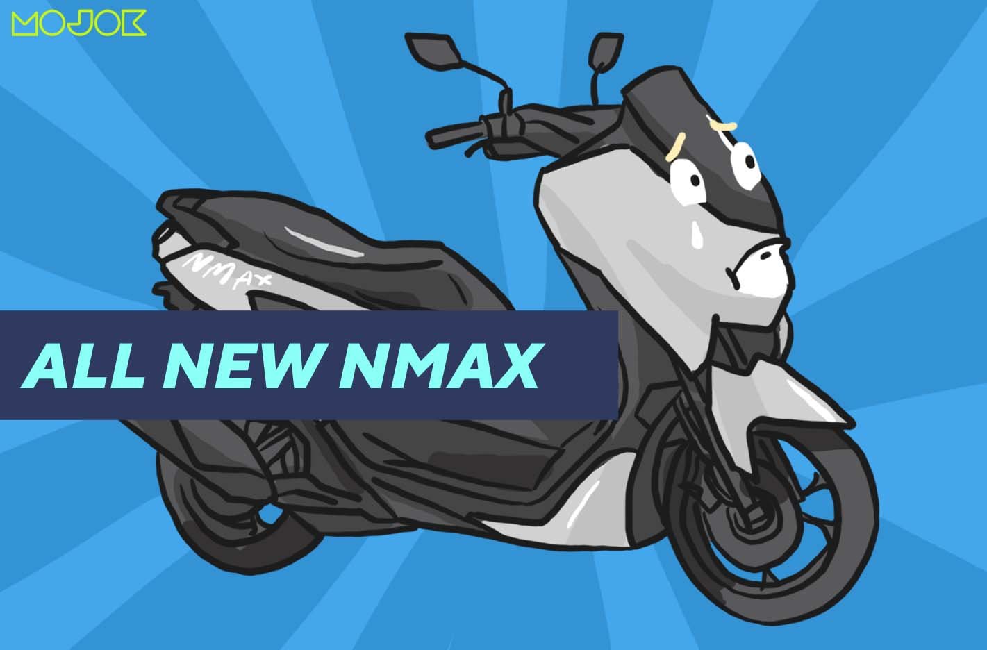 all new NMAX Yamaha iklan NMAX Valentino Rossi review All new NMAX PCX Kenyamanan berkendara otomotif mojok.co