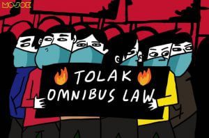 Mereka yang Mancing ‘Main Kasar’ di Demo Omnibus Law Tak Kan Menang: Panjang Umur Perjuangan!