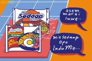 Mie Sedaap Goreng lan Indomie Goreng: Ambune Nggarai Memecah Belah Umat MOJOK.CO