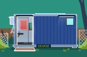 Suka dan Duka Tinggal di Rumah Kontainer Berukuran 6 x 2,4 Meter Persegi