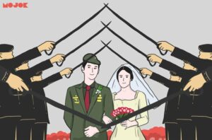 Nggak Cuma Paskibra, Orang Tua Zaman Dulu Pengin Banget Anaknya Masuk TNI, Nikahnya Pakai Pedang Pora