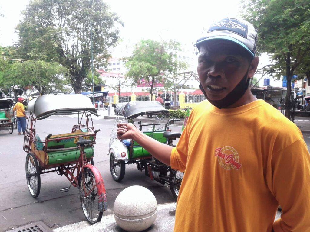 Tukang becak Malioboro