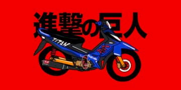 Suzuki Titan Sempurna berkat Knalpot Racing Purbalingga