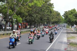 Komunitas Vespa Indonesia Disorot Dunia, Unik dan Tak Kalah dengan Eropa