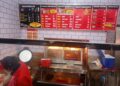 Daftar menu di Olive Fried Chicken