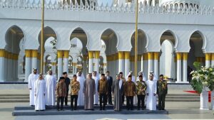 Megah! Masjid Pemberian Pemimpin UEA untuk Jokowi Diresmikan di Solo