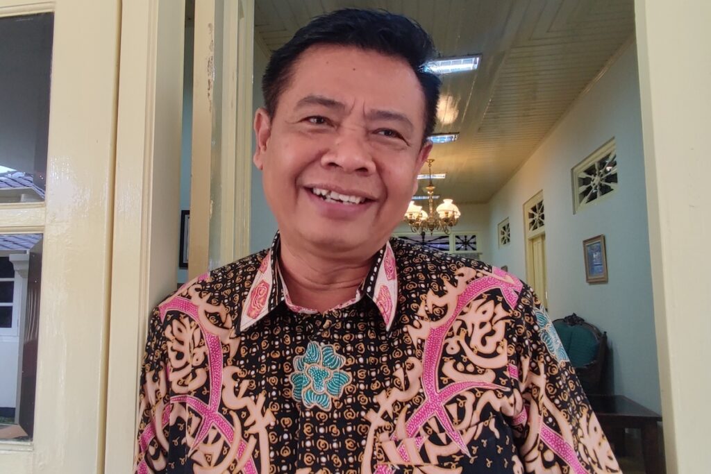 Sekda DIY, Baskara Aji di Kepatihan Yogyakarta, Jumat (27:01:2023) menyampaikan tuntutan perpanjangan masa jabatan Kades berpotensi meningkatkakan tindak korupsi. MOJOK.CO