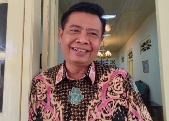 Sekda DIY, Baskara Aji di Kepatihan Yogyakarta, Jumat (27:01:2023) menyampaikan tuntutan perpanjangan masa jabatan Kades berpotensi meningkatkakan tindak korupsi. MOJOK.CO
