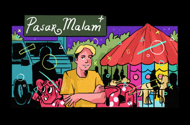 Curhat Pekerja Pasar Malam, Penuh Hiburan tapi Bisa Tak Gajian Dua Minggu karena Hujan. MOJOK.CO