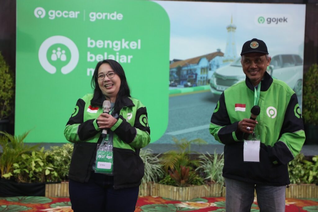 Mitra Gojek mendapat pelatihan pencegahan pelecehan seksual dan bagaimana melakukan pelayanan prima. MOJOK.CO