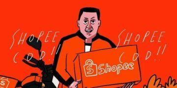 kurir dan driver ShopeeFood. MOJOK.CO