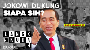 Jokowi di antara Prabowo dan Ganjar Pranowo