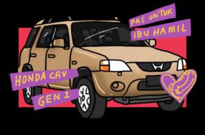 Mobil Honda CRV Gen 1 Memang Boros, tapi Cocok untuk Ibu Hamil karena Nyamannya Setara Sedan